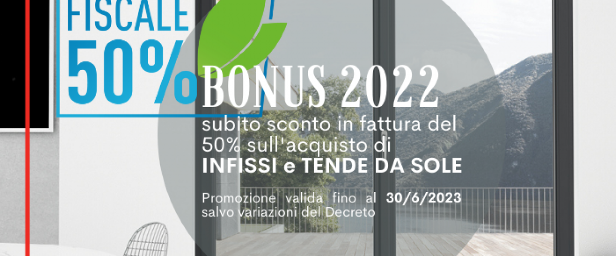 Superbonus 2022 : sconto 50% in fattura da Castelliromaninfissi
